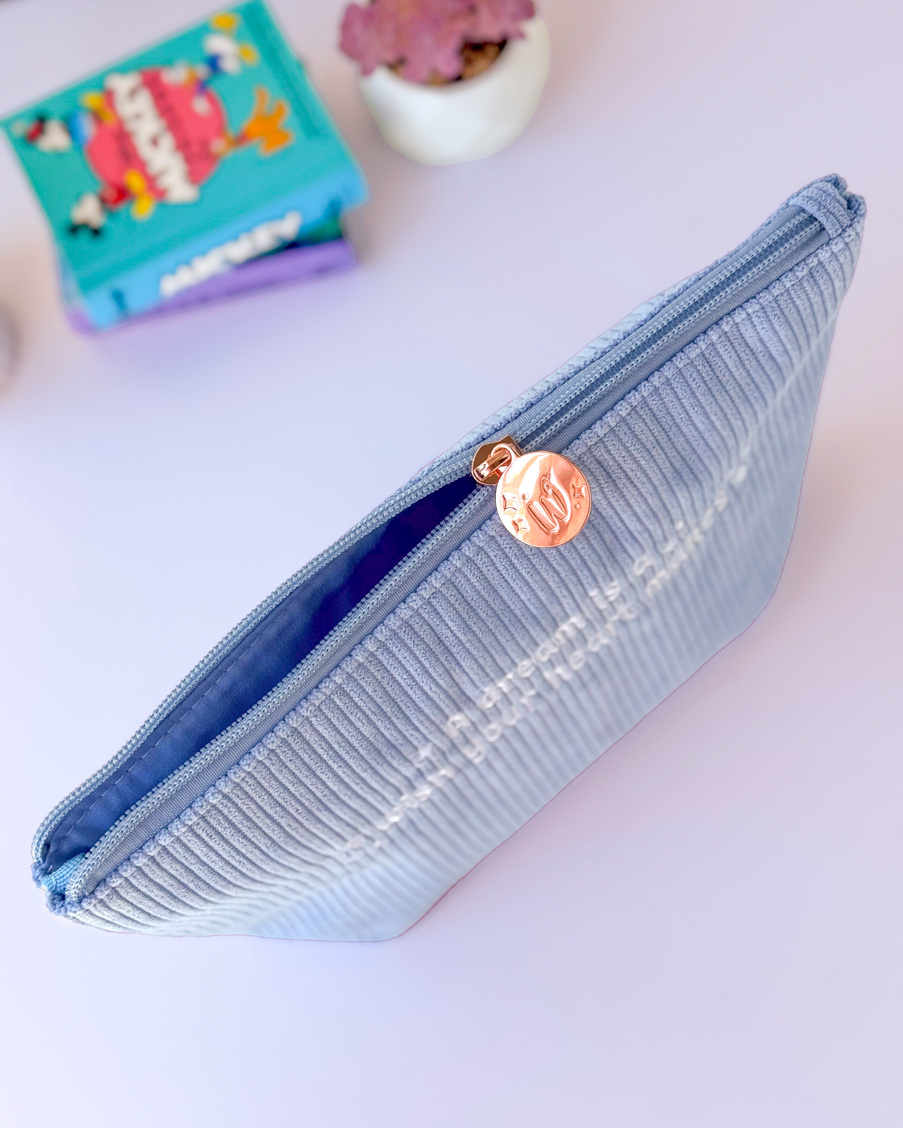 A Dream Is A Wish Your Heart Makes Corduroy Pouch